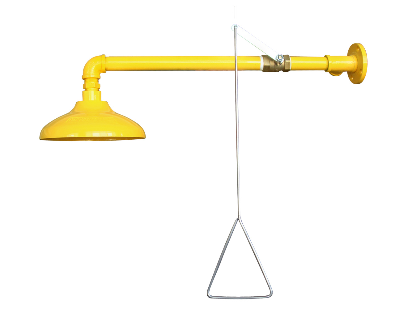 Deluge Shower - Terysafe yellow - 114l/m