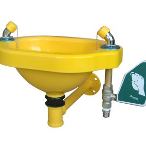 Wall mounted Eye Wash- Terysafe yellow - 12 l/m