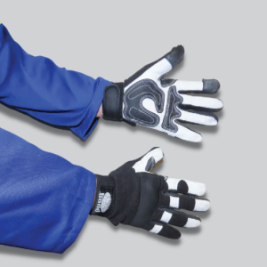 Leather - Spandex Back - Grey/Black - RNF Palm