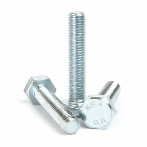 Setscrews & Bolts Mild Steel Zinc 6 x 10 - 24 x 100 (Packs of 100)