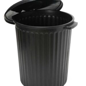 Garbage Bin 40L (Black) - Pack of 5