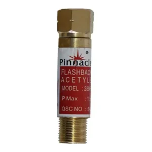 Flash Back Arrester ( Acetylene Regulator ) Brass, 3/8"