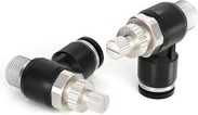 MALE TO TUBE ELBOW SPEED CONTROL 4mm Tube - 1/8" Male to 12mm Tube - 1/2" Male