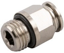 MALE TO TUBE STRAIGHT M5 Male to 4mm Tube to 1/4" Male to 12mm Tube