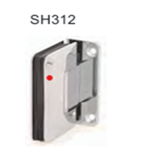 Stainless steel adjustable shower hinges  HALF BACK ADJ PC and ADJ PSS