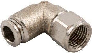 TUBE TO FEMALE ELBOW 1/8" Female to 4mm to 1/4" Female to 8mm Tube Elbow