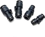 TUBE TO TUBE UNEQUAL STRAIGHT CONNECTOR 6 - 4mm Tube and 12 - 10mm Tube