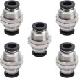 TUBE TO TUBE MALE BULKHEAD 4mm Tube to 12mm Tube