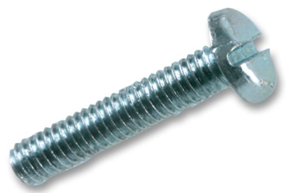 Machine Screws Pan Slot Zinc 3 x 6 - 6 x 50 (Packs of 100)