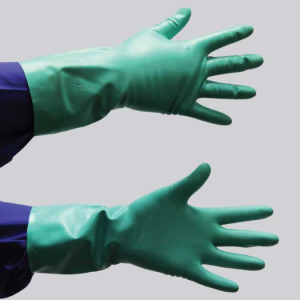 NITRILE - CHEMICAL USE Nitrile, Green, Diamond Grip - 30cm,Unsupported,size S, M, L, XL and XXL