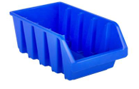 Big Jim Bin 1 (110mm), Bin 2 (160mm),  Bin 2 (210mm) Long, Bin 3 (240mm), Bin 4 (340mm) and Bin 5 (490mm) Packs of 10 Blue