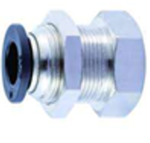 TUBE TO FEMALE BULKHEAD STRAIGHT 1/8"x 6mm,1/4"x 6mm,1/4" x 8mm,1/4" x 10mm and 1/2" Female Bulkhead to 12mm Tube
