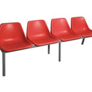 Bench Unit: 4 Seater Polyshell (32mm Tube)