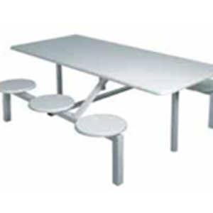 Seating Set - 1200X750mm Rectangle (4 Seater Fibreglass) and Seating Set - 1800X750mm Rectangle (6 Seater Fibreglass)