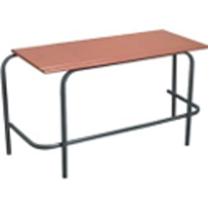 Secondary Double Table 1200X450X725mm (MDF) and (Saligna G) - Sold in a (Pack of 5)