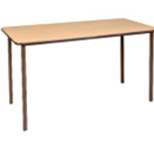 Rectangular Table 1400X700X725mm Supawood and 1200X600X725mm Supawood sold in a (Pack of 5)