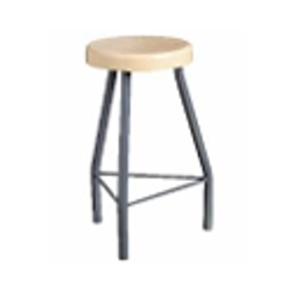 Lab Stool 460mm, 600mm and 690mm with Beige Seat -Sold in a (pack of 5)
