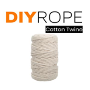 Cotton Twine 104 50g (1mm, Thin 58m), 100g (1mm Thin 117m) and 500g (1mm Thin 585m) - Packs of 10