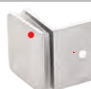 Frameless shower  GLASS CLAMP L WALL MOUNT PC,PSS and SSS