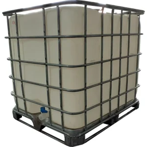 "C145 White solid - 1000lt Flowbin, chemical A-grade sealed recon