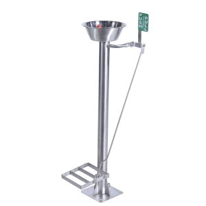 FOOT & HAND OPERATED EMERGENCY EYEWASH STATION