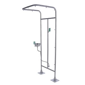 DOUBLE COLUMN HAND OPERATED EMERGENCY SHOWER