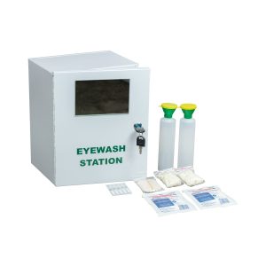 EYEWASH STATION - LOCKABLE METAL BOX
