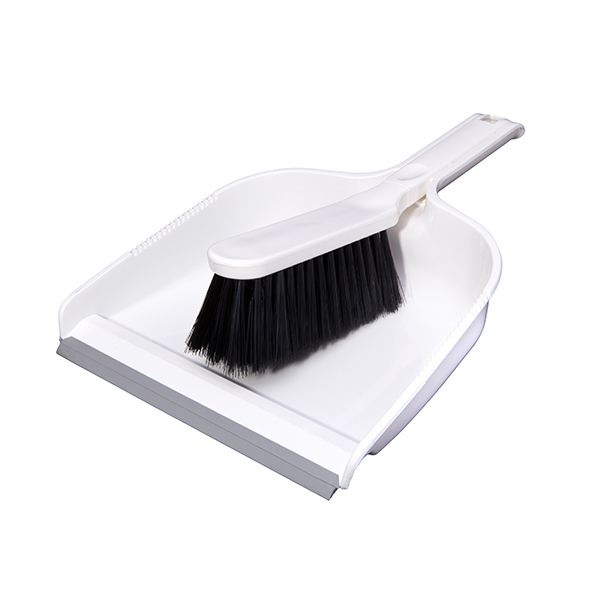 ARROW DUSTPAN & BRUSH SET - PLASTIC WHITE, BLUE, GREEN, RED, YELLOW, BLACK, GREY AND ORANGE - Image 6