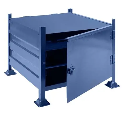 Lockable Solid Side Bin 915l x 1200l