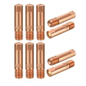 Mig Torch & Spares Tweco Type - Tweco Contact Tips #4 0.9mm Contact Tip (14H35), 1.0mm Contact Tip (14H40), 1.2mm Contact Tip (14H45), 1.4mm Contact Tip (14H52) and 1.6mm Contact Tip (14H116)