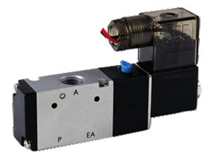 SOLENOID VALVES Single Solenoid 3/2 Way 1/8" Valve to Double Solenoid 5/3 Way 1/2" Centre Exhaust - Image 3