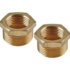 MALE TO FEMALE BUSHES 1/4" Male to 1/8" Female to 1" Male to 3/4" Female