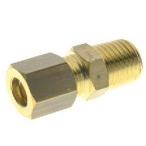 COMPRESSION FITTINGS Straight Male Adaptor taper 4mm to 1/8" Male to 16mm to 1/2" Male
