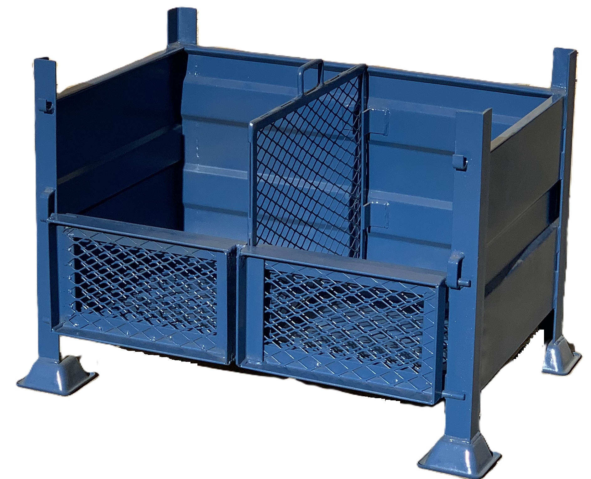 Half Drop Side - No Divider - 1.6mm sheet and 50 x 50 x 50 Angle Iron 915l - 1200l