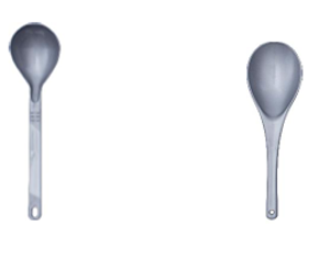 Long Spoon (Pastels) and Rice Spoon (Pastels) - Packs of 10