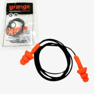 EAR PLUGS - RE-USABLE Grange Perfect Fit - Flange Type,Corded - SABS per box of 100