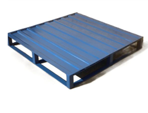 Corrugated Steel Pallet (PAL) - Base is corrugated 1.6mm sheet. 4 Way entry