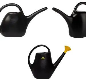 Watering Cans 2L (Black), 4L (Black) and10L (Black | Yellow) - Packs of 4