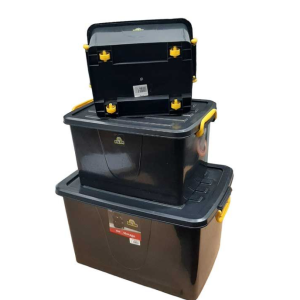 Roller Boxes 16L, 32L, 55L and 90L (Black) - Packs of 5