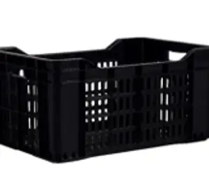 Stack Vented Crate 45L (Black)