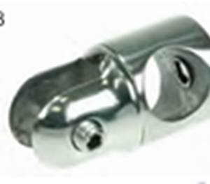 Shower Door  STABILISER BAR FITTING REVOLVING ALUM SBR903/CP /SBR903/PC