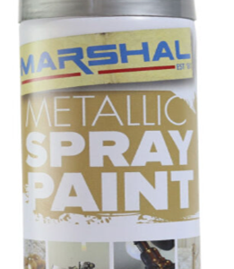 Spray Paint Bright Silver 350ml Marshal