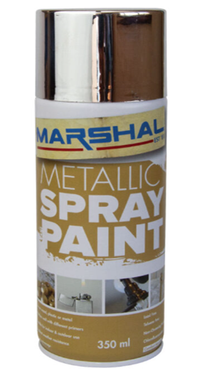 Spray Paint Chrome 350ml Marshal