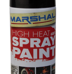 Spray Paint Hi Heat Black 350ml Marshal