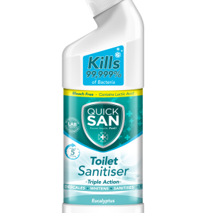 Quicksan Toilet Sanitiser Ecualyptus - 750ml and 750ml x 8