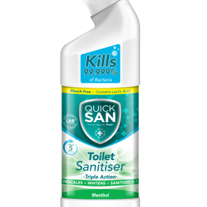 Quicksan Toilet Sanitiser Menthol - 750ml x 750ml x 8