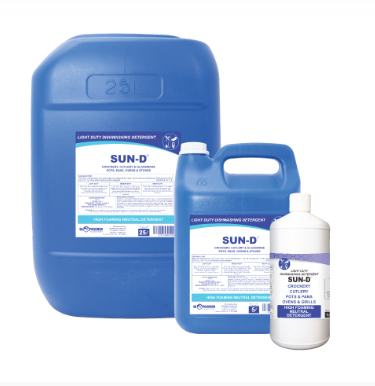 Hospitality Sun-D - 1LT Retail, 1lt x 12, 5LT, 5LT x 4, 25LT, 200LT and 1000LT