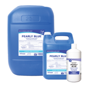 Hospitality Pearly Blue - 1LT Retail, 1Lt x 12, 5LT, 5LT x 4, 25LT, 200LT and 1000LT