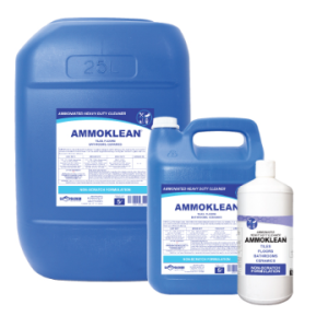 Hospitality Ammoklean - 1LT Retail, 1LT x 12, 5LT, 5LT x 4, 25LT, 200LT and 1000LT