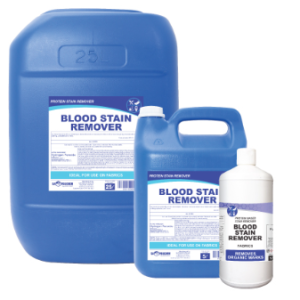 Hospitality Blood Stain Remover - 1LT Retail, 1LT x 12, 5LT, 5LT x 4 and 25LT